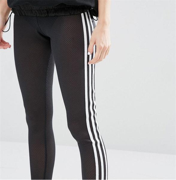 Sexy Womens Striped See-Through Leggings on Storenvy