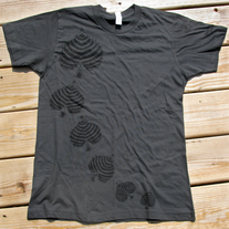 Sketchy Spade T-Shirt - Mens - Charcoal *THREE LEFT*