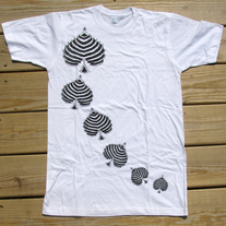 Sketchy Spade T-Shirt - Mens - White *FOUR LEFT*