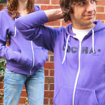 Lucha Purple Zip-up