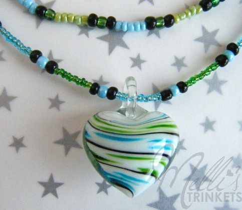 Blue and Green Heart