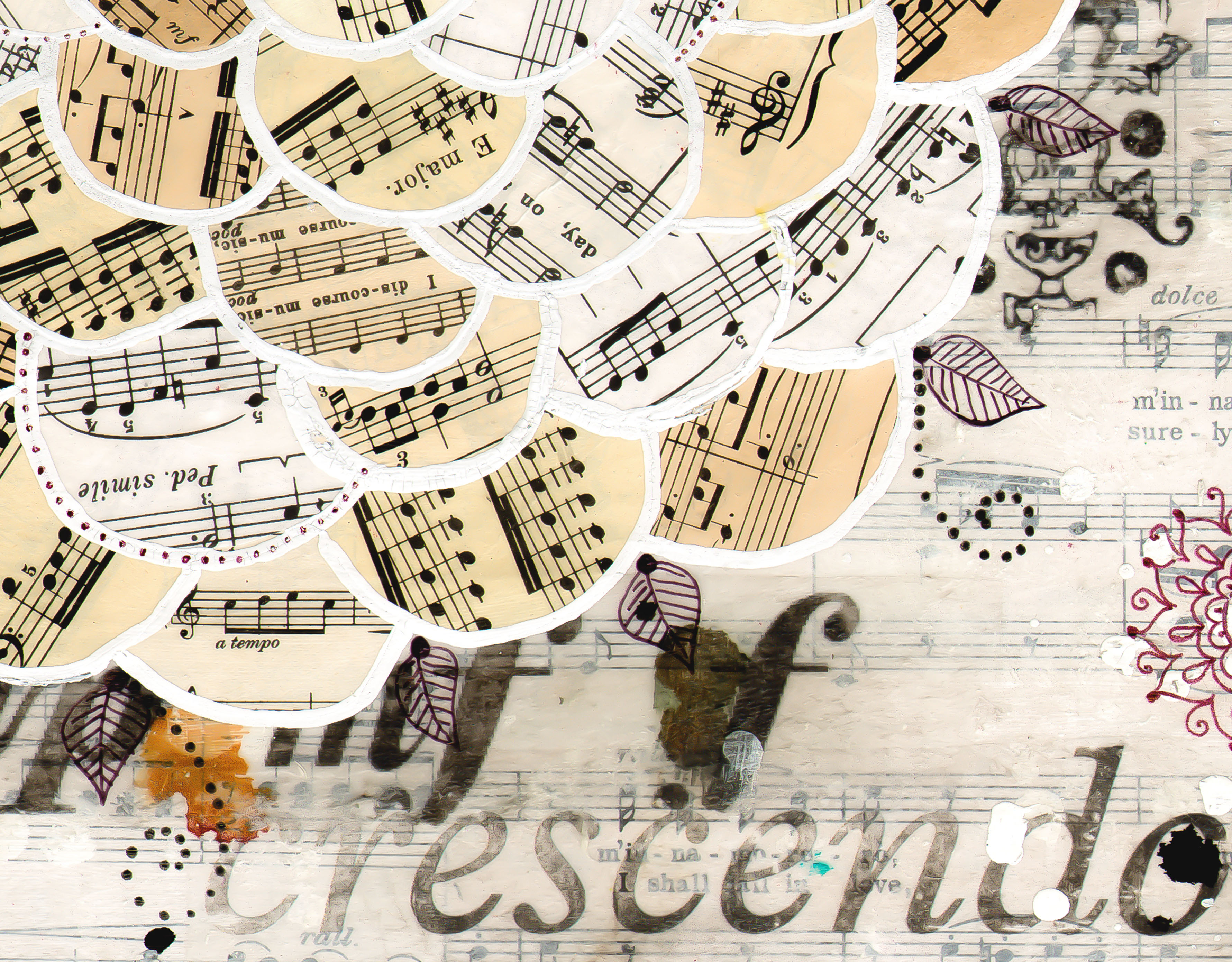 musicbloom 8 x 10 paper print sheet music music notes paper with music notes
