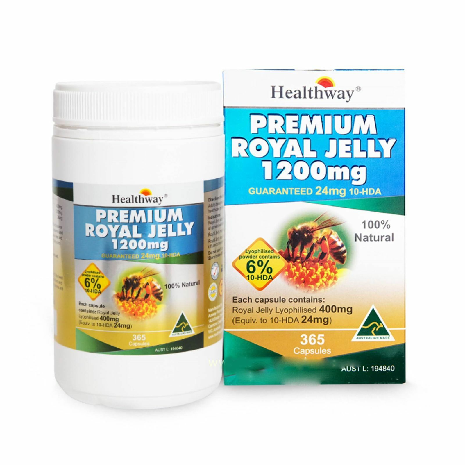 Healthway Premium Royal Jelly 1600mg Supplements Fantastic Product 365 Tablets Sold By Health Evolutionus On Storenvy