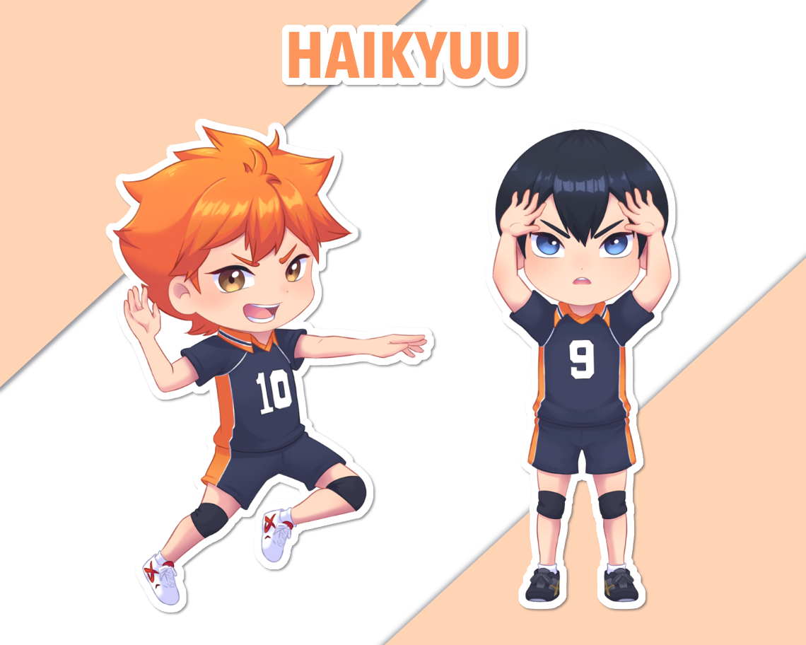 Shop Now For The Haikyuu!! Stickers Pack 2 Stickers | Fandom Shop